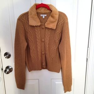 Derek Heart Woven Sweater-NWT